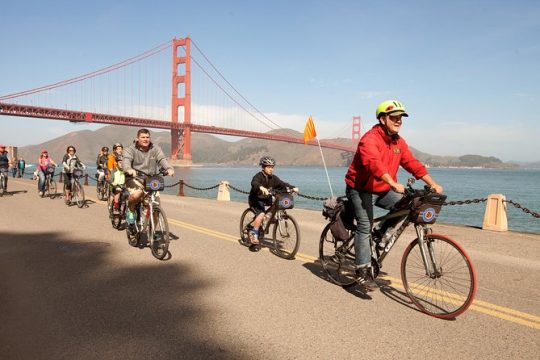 Alcatraz and Golden Gate Bridge to Sausalito Guided Bike Tour