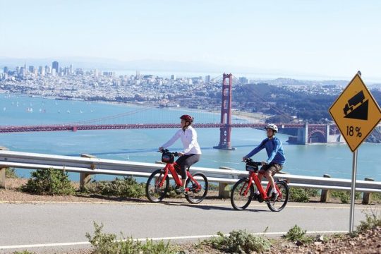 Golden Gate Bridge Guided Bicycle or E-Bike Tour from San Francisco to Sausalito