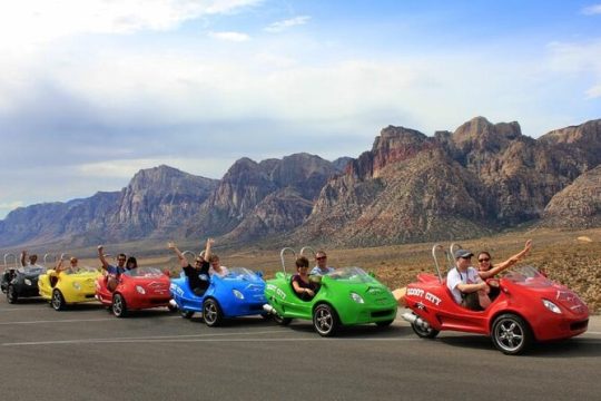 Scooter Car Tour of Red Rock Canyon with Transport from Las Vegas