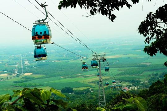 1-Day Tour by Private Car: Black Virgin Mountain, Cao Dai Temple & Cu Chi Tunnel