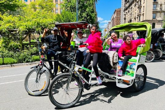 Central Park 2 - Hours Private Pedicab Guided Tour