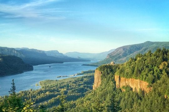 Hike and Bike Tour to Columbia River Gorge Waterfalls