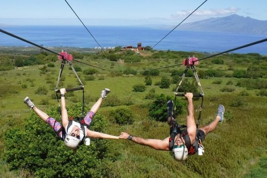 6 Dual-Zipline Mountain Adventure in Maui