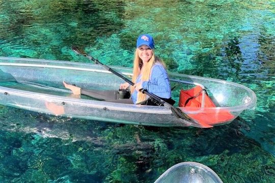 2-Hour Glass Bottom Guided Kayak Eco Tour in Rainbow Springs (Small-Group)