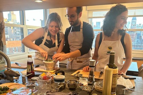 Pasta Cooking Class & Multi-course Italian Dinner