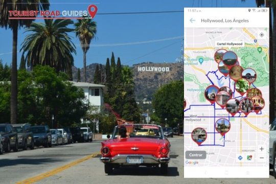 APP Self-Guided Route Los Angeles with Audioguide