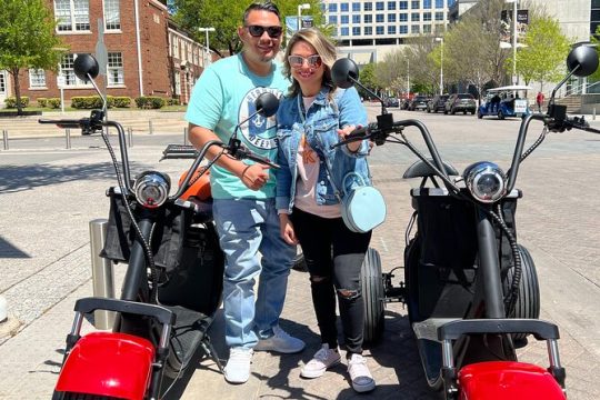 Scooter Tour of Historical Houses in Dallas with Virtual Guide