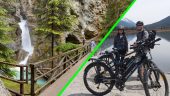 EBike was a blast and Johnston Canyon hike was so beautiful and peaceful!