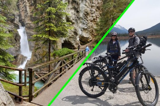 eBike and Hike Banff to Johnston Canyon small group guided program