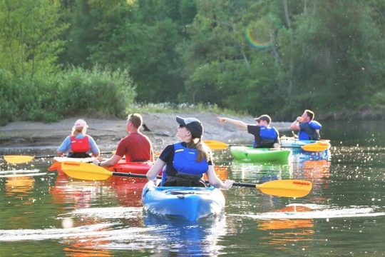 Kayaking in Columbia River Gorge National Scenic Area