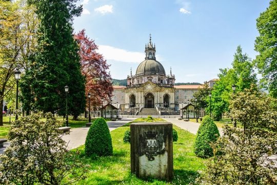 The Sanctuary of Loyola, Getaria, Zarauz and San Sebastian from Bilbao