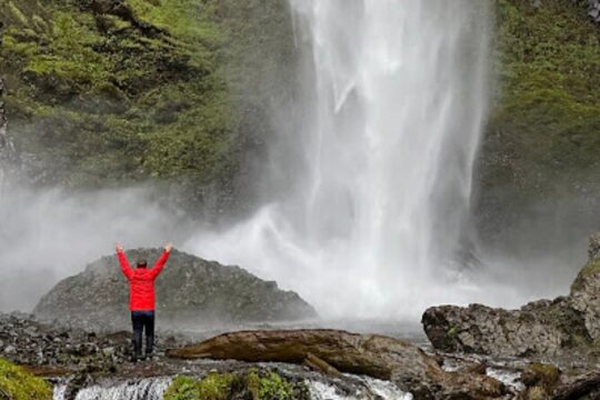 Multnomah Falls Columbia River Gorge with E-biking & Kayaking