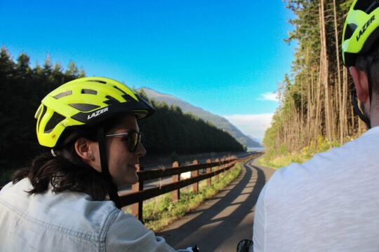 Waterfalls & Waterfront E-Bike Tour on Car-Free Bike Path