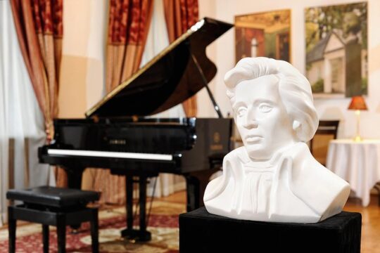 Chopin Piano Concert at Chopin Gallery with a Glass of Wine