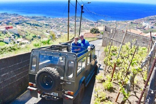 4x4 Safari Private Jeep, Full Day, Customizable Santana or Porto Moniz or other