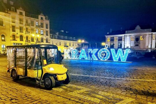 Krakow: Old Town Sightseeing by Golf Cart and Wawel Castle Guided Tour