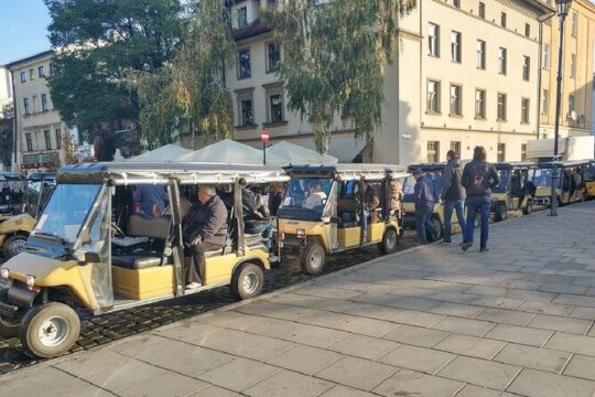 Krakow Jewish Quarter and Ghetto Tour by Electric Golf Cart