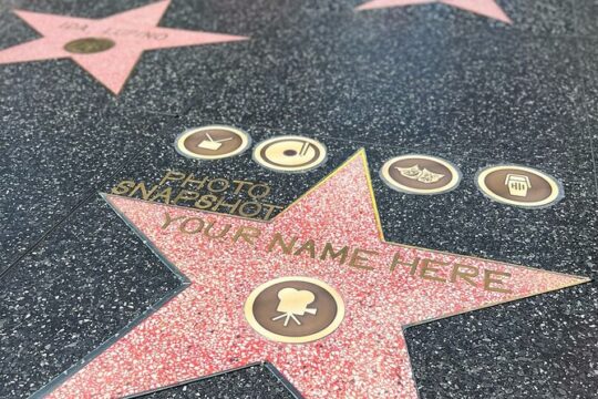 Get Your Own Star with The Walk of Fame Experience in Los Angeles