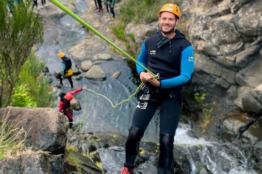 Canyoning in Ribeira das Cales