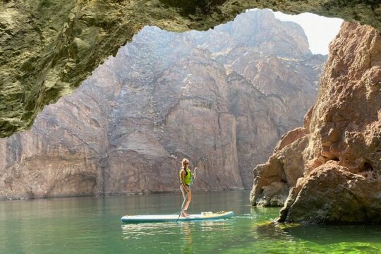 Emerald Cave Paddle Board Tour in Willow Beach