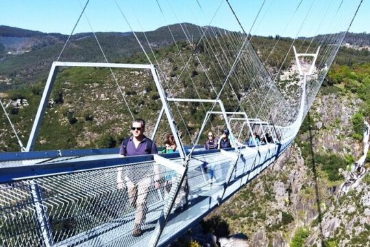 From Porto Suspension Bridge 516 Arouca and Passadiços do Paiva