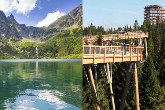 From Krakow: Morskie Oko in the Tatra Mountains and Slovakia Treetop Walk