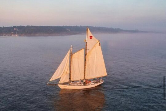 2 Hours Sunset Private Charter on Heart's Desire in Casco Bay