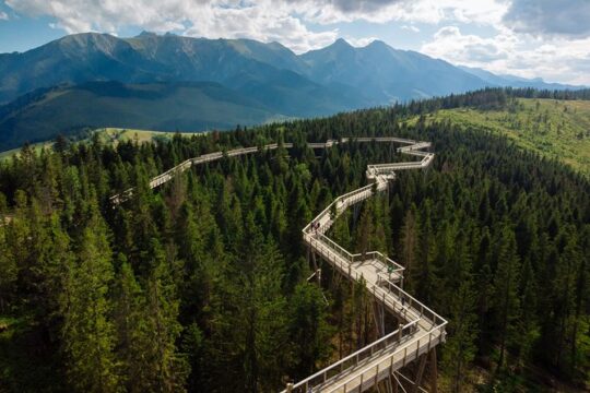 From Krakow: Zakopane, Slovakia Treetop Walk & Thermal Baths