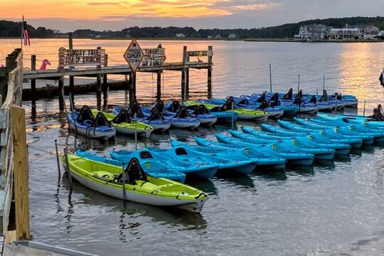 Tandem Kayak Rental in Rehoboth Bay