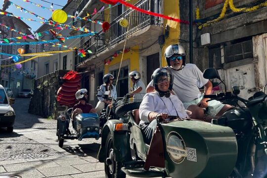 Porto Sidecar Tours All Day / Half Day Experience