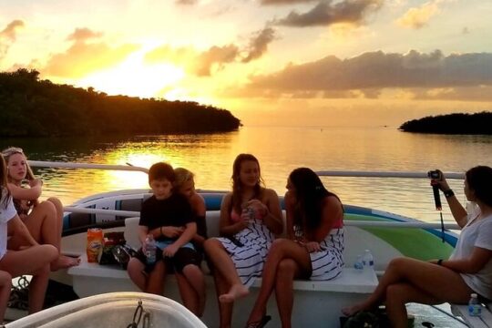 Islamorada: Sunset Cruise Bayside of island & Millionaire homes