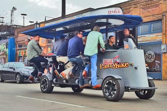 Private Dallas Party Bike Rental in Deep Ellum