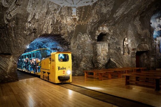 UNESCO Underground Boat Expedition and Salt Mine Tour from Krakow