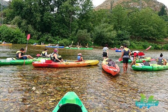 Canoeing down the Sella River