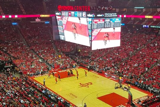 Houston Rockets Basketball Game Ticket at Toyota Center