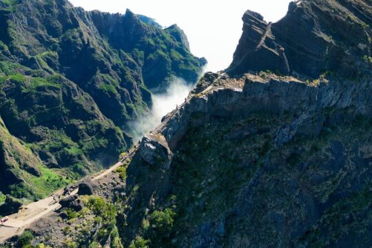 Stairway to Heaven Pico do Areeiro in Madeira Island