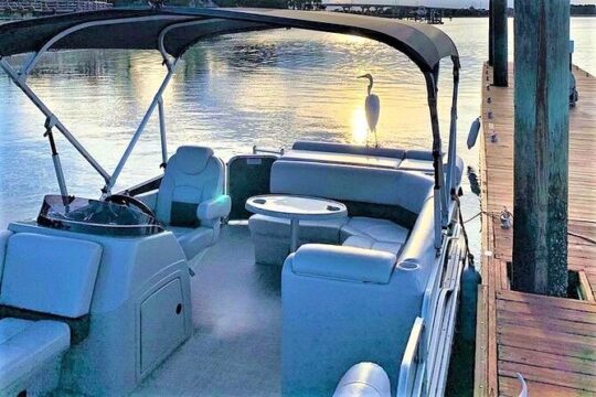 8-Hour Private Hilton Head Pontoon Boat Rental