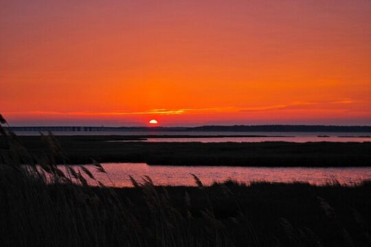 2-Hour Sunset Pontoon Boat Rental in Dewey Beach