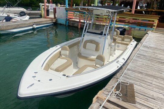 Key West Center Console Boat Rental With Sound and Seat Upgrade