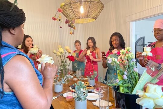 Floral Workshop at Bloom and Gather Houston