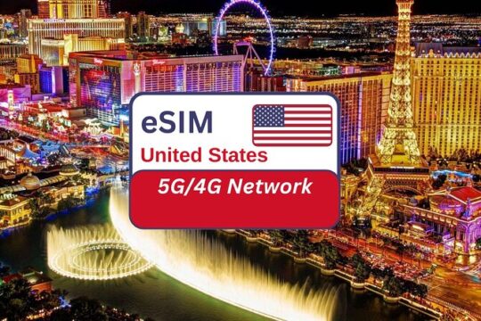 Las Vegas United States eSIM Data Plan for Travelers