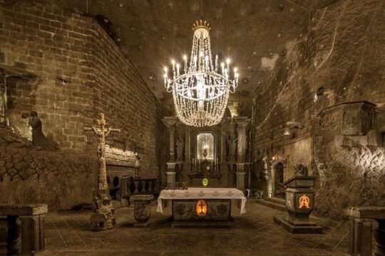 Wieliczka Salt Mine Excursion from Krakow 5-8 persons