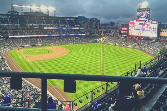 Colorado Rockies Baseball Game Ticket at Coors Field