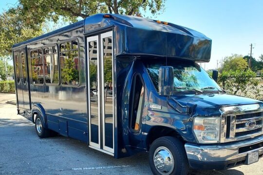 16 PAX Private Shuttle IAH Airport Houston-Galveston Hotels& Port